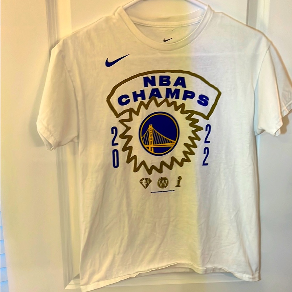 Nike White NBA Champs 2022 T-Shirt